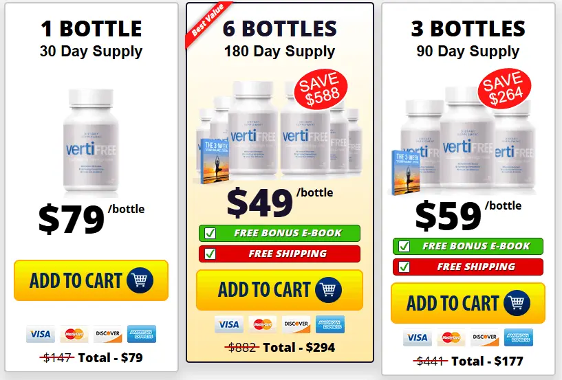 VertiFree Price 1
